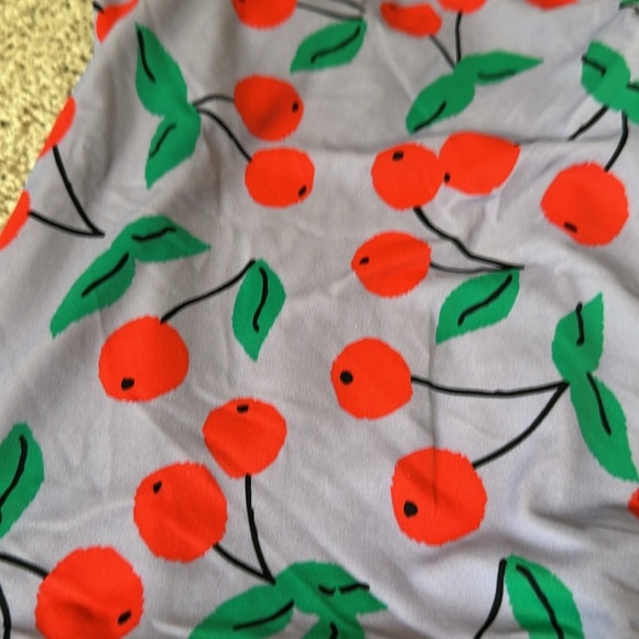 Hanna Andersson Cherry Print One Piece Swimsuit size 5 - Picture 3 of 7